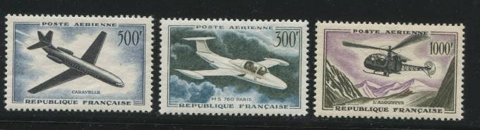   Авиация Франция №1120, 1117, 1231** 