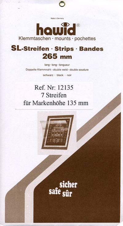 Клеммташе HAWID чёрные 265 х 135 мм (уп 7 шт) (HA 12135)