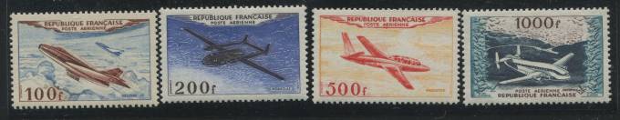   Авиация Франция Кат.№987-990  