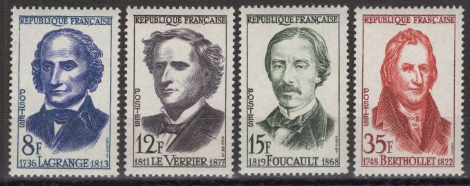 Франция - кат. №1182-1185
