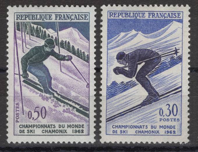 Франция - кат. №1379-1380