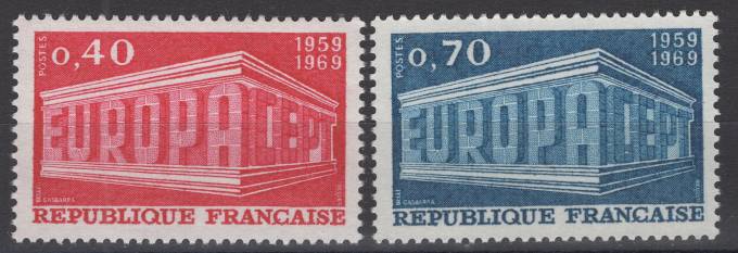 Франция - кат. №1665-1666