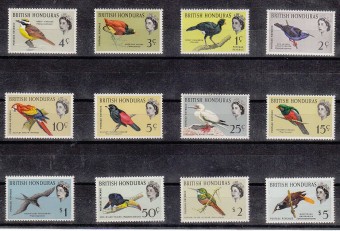 (Sea_Stamp_101(1)Британский Гондурас. Марки птицы№164-175