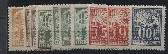 (Eesti_032-039(1)  №32-39,**/*, без №35, разновидности по цветам