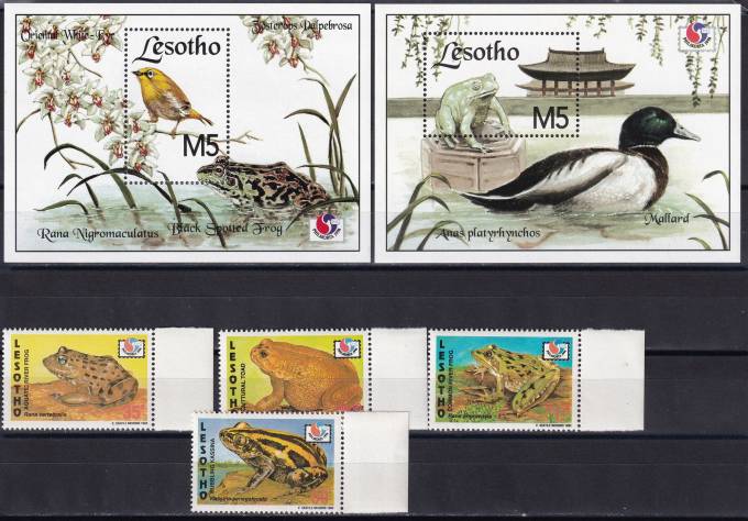 Лесото - кат. №1095-1098, BL113-BL114