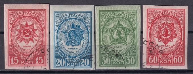 СССР - кат. Заг. №802-804