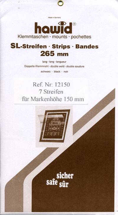Клеммташе HAWID чёрные 265 х 150 мм (уп 7 шт) (HA 12150)