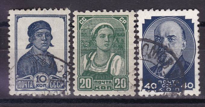 СССР - кат. №441-443CSP