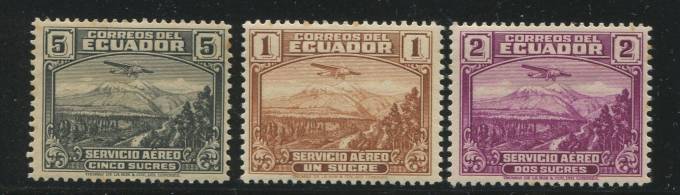   Авиация Эквадор №418-420