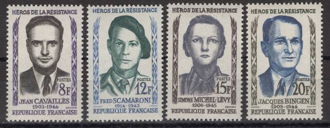 Франция - кат. №1193-1196