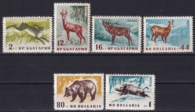 Болгария - кат. №1058A-1063A