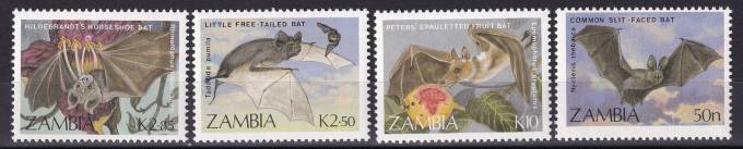 Замбия - кат. №474-477