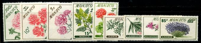 (Monaco_609-17(1) Монако. Каталог №609-617 **  