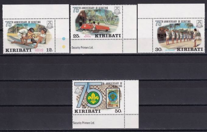 Кирибати - кат. Mich. №408-411