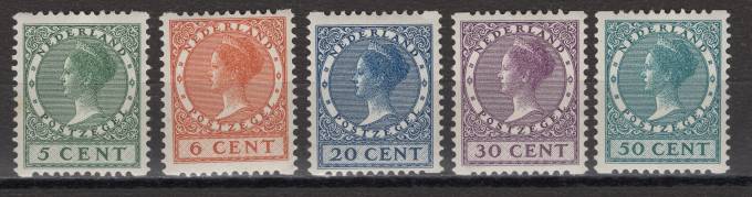 Нидерланды - кат. Mich. №178D,179D,185D,188D,191D
