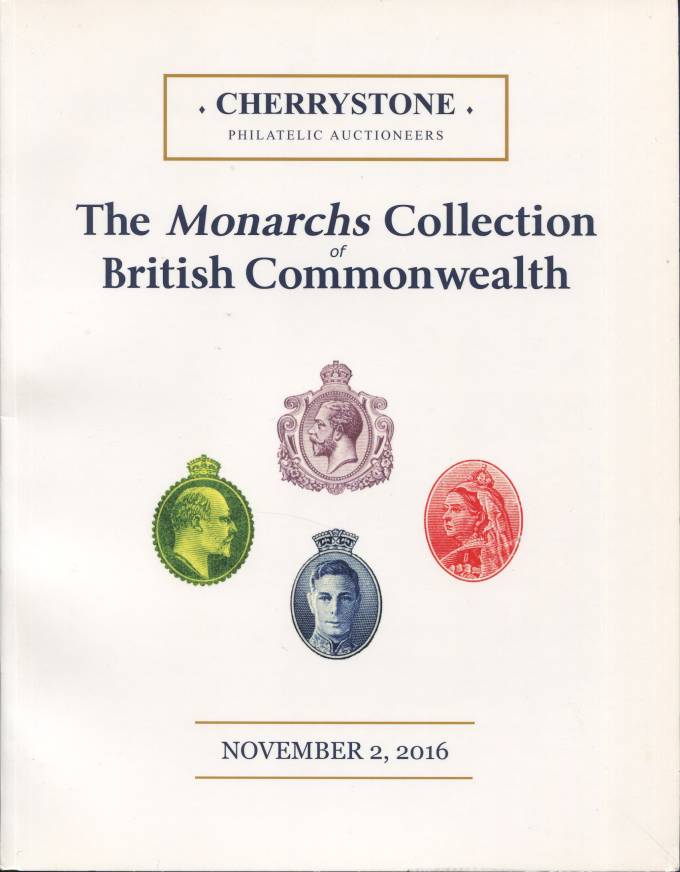 Cherrystone - каталог аукциона - 2 ноября 2016 - Коллекция монархов Британского Содружества