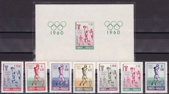 Серия - Олимпиада 1960 г. В  Риме
