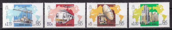Гонконг - кат. №487-490
