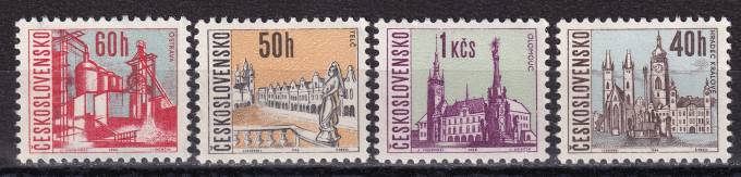 Чехословакия - кат. №1657-1660
