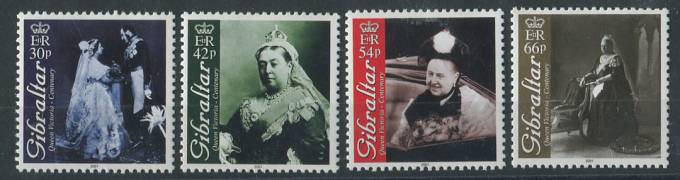 (Gibraltar_stamp_0951-954(1) Гибралтар №951-954 **