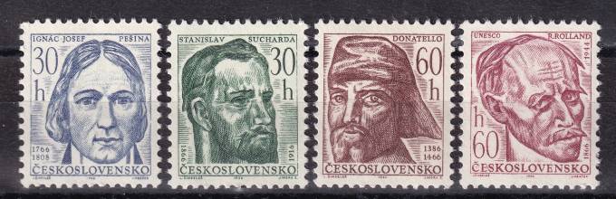 Чехословакия - кат. №1598-1601