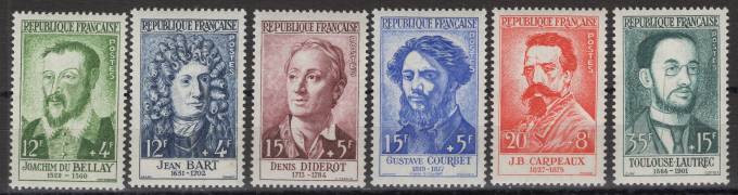 Франция - кат. №1202-1207