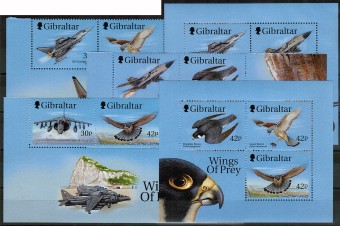  (Kolony_Gibraltar_880-85(1) Гибралтар кат. №№880-882, Бл. №№38-39