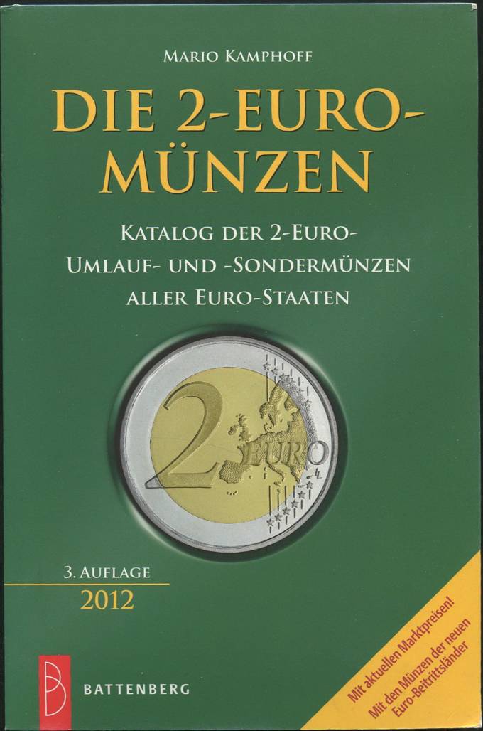 Каталог тиража 2 евро и специальные монеты всех стран евро