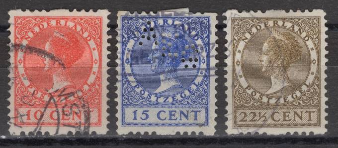 Нидерланды - кат. Mich. №182B,184B,186B