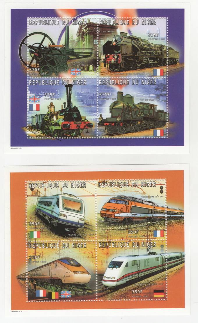 Нигер - кат. №1294-1297,1298-1301