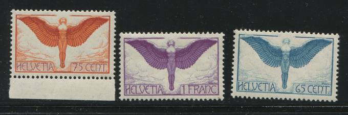   Авиация Швейцария №189-191X 