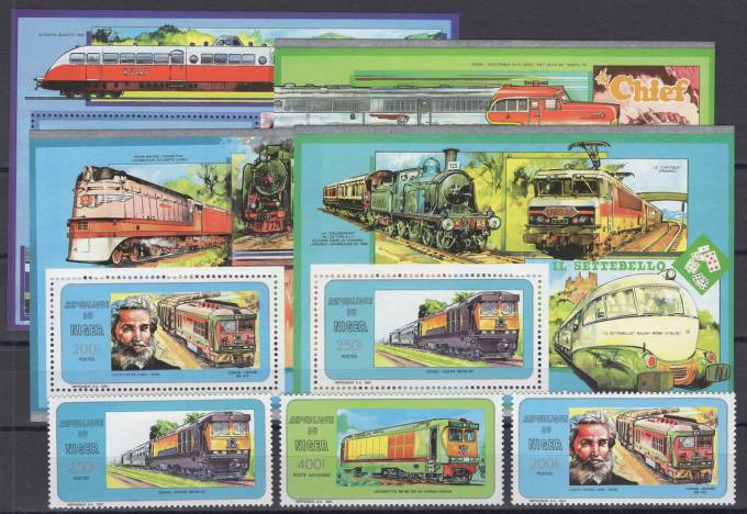 Нигер - кат. №1144-1146,BL76A,BL79A-81A