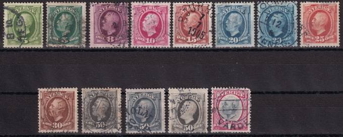 Швеция - кат. Mich. №41a,b,42-44,45a,45b,46-47,48a,48b,48c,49a