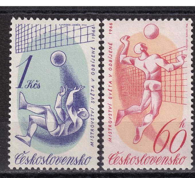 Чехословакия - кат. №1596-1597