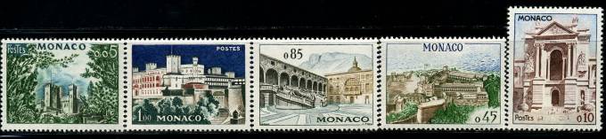 (Monaco_644-48(1) Монако. Каталог №644-648 **  