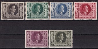 Германский Рейх - кат. №844-849
