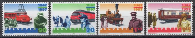 Швейцария - кат. №1601-1604