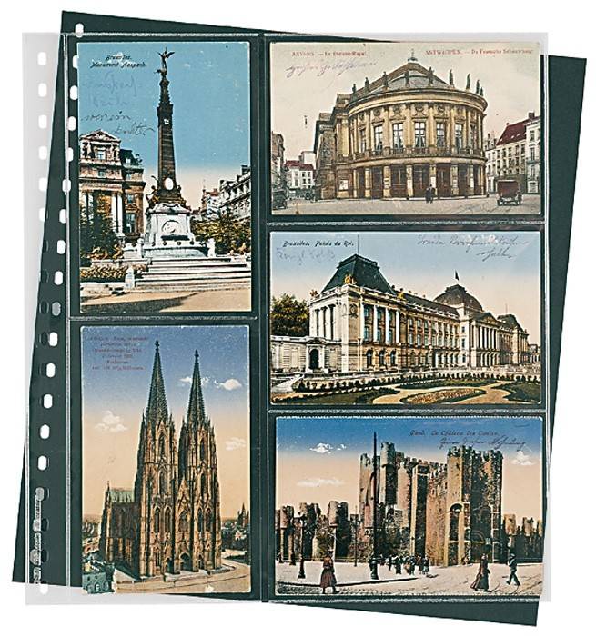 Листы для почтовых открыток 10 шт (прозрачные) (826Р)