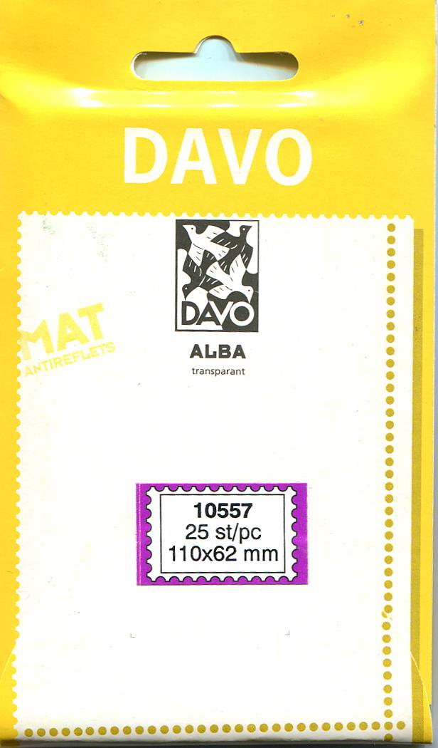 Клеммташе DAVO прозрачные 110 х 62 мм (уп 25 шт) (А10557(1))