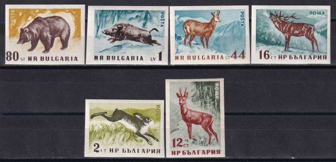 Болгария - кат. №1058B-1063B