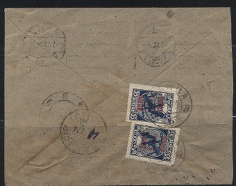 (S_Doplta_D01(01)pismo Почтовое отправление с марками №D01 и №D05