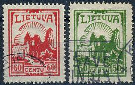 (StampLietuvos_383-84(1) Кат. №383-84