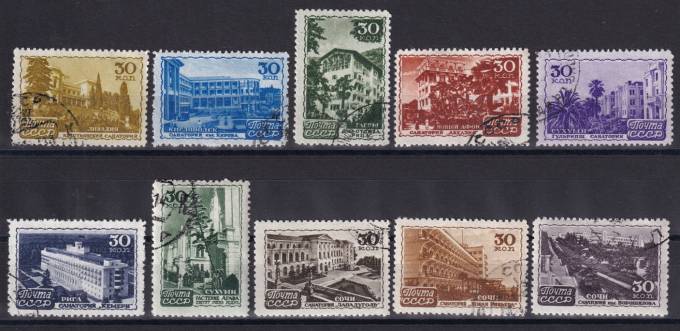 СССР - кат. Заг. №1101-1110
