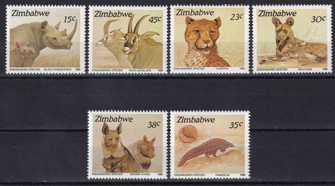 Зимбабве - кат. №412-417