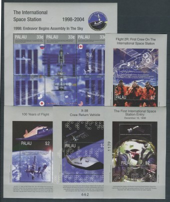 (SpaceStamp-229(1) Palau. Космос, Мл. №1486-1491 + 4 Бл. 87-90