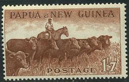 (Horse_Papua_017(1) Папуа и Новая Гвинея. Кат. Михель №17**