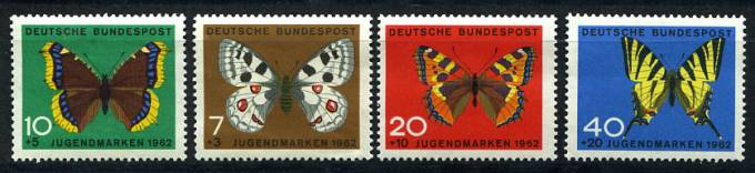 (Deutsche_376-79(1) Бабочки. Каталог №376-379