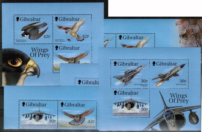  (Gibraltar_stamp_0880-85(2) Гибралтар кат. №№880-882, Бл. №№38-39 (1)