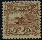 (Horse_USA_027(1) Марки лошади. Кат. Михель №27*