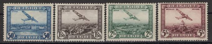 Бельгия - кат. №280-283